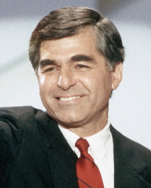 Gubernator stanu Massachusetts Michael Dukakis  (fot. Wikipedia/DNC/Bettman Archive)