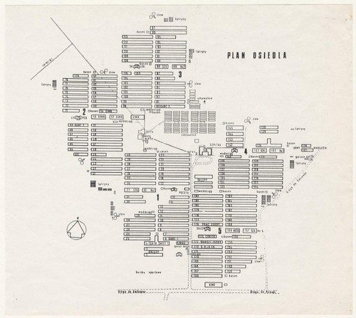 Plan Osiedla Polskiego w Valivade koło Kolhapuru, 1943–1948 (fot. z zasobu AIPN)