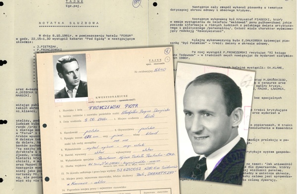 Piotr Fronczewski pod lupą SB