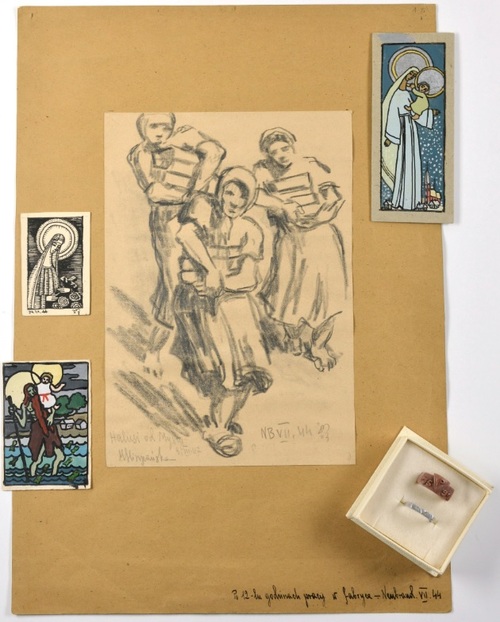 Pamiątki Haliny Golczowej w zasobie archiwum IPN (fot. Wioleta Ługowska)