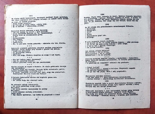 Dowcipy polityczne zamieszczone na łamach pierwszego numeru „Strachy na Lachy” (z zasobu IPN)