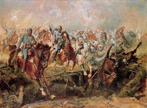 Stanisław Kaczor Batowski, Szarża pod Rokitną