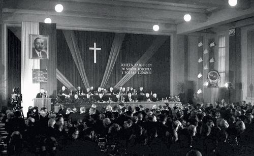 Zjazd księży patriotów, luty 1952 r. (fot. PAP)