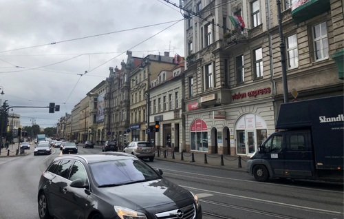 Ulica Marszałka Ferdinanda Focha w Bydgoszczy. Fot. K. Białecki (IPN)