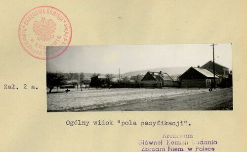 Miejsce niemieckiej pacyfikacji na Woli Justowskiej