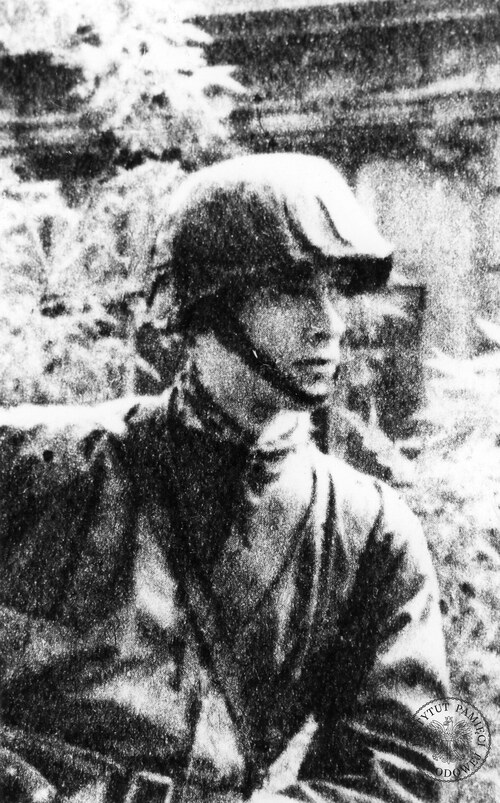Porucznik Wiesław Chrzanowski „Wiesław” z kompanii „Anna” batalionu „Gustaw” (fot. z zasobu AIPN, autor nieznany)
