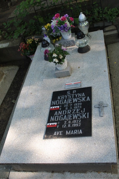 Grób Krystyny i Andrzeja Nogajewskich