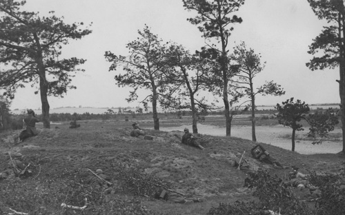 Ćwiczenia wojskowe w Rembertowie (fot. z zasobu NAC)