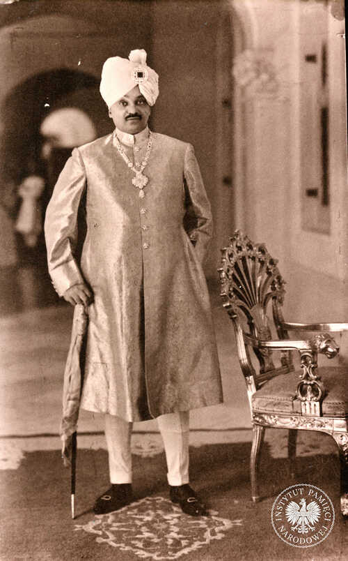 Maharadża Jam Saheb Digvijay Sinhji (fot. z zasobu AIPN)