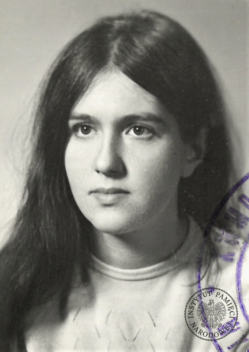 Ewa Katzenellenbogen – zdjęcie z akt paszportowych z 1973 r. (fot. z zasobu IPN)