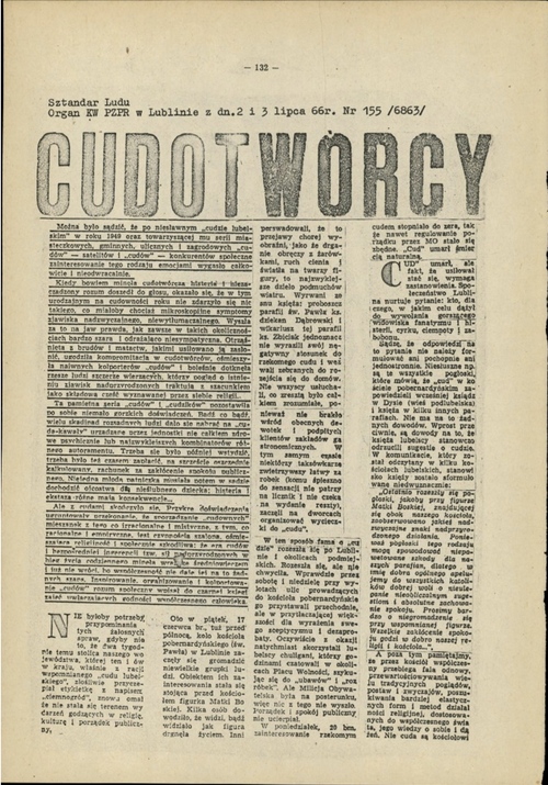 §Przykłady artykułów (z zasobu IPN) mających na celu ośmieszenie obiektu i „wizjonerów"