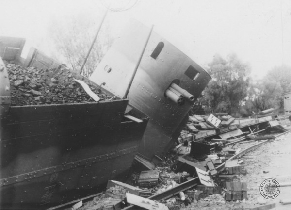 Wykolejenie pociągu pancernego „Generał Sosnkowski”