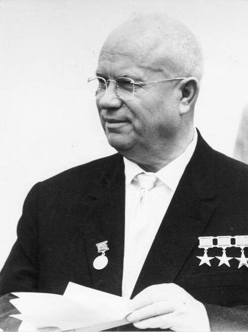 Nikita Chruszczow, 1963 r. (fot. Wikipedia/CC BY-SA 3.0 de/Bundesarchiv, Bild 183-B0628-0015-035 / Heinz Junge)