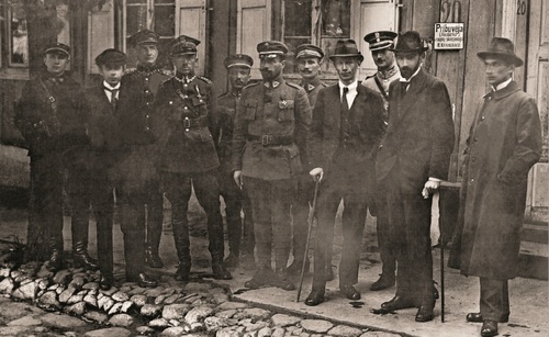 uczestnicy rozmów w Kalwarii