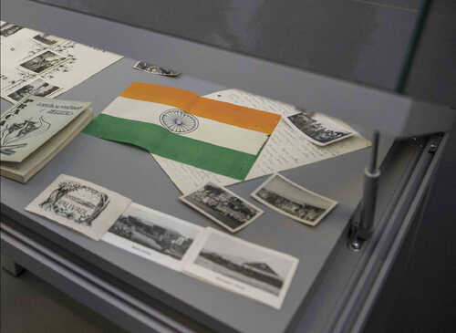 Some of the archive materials on the Polish Camp in Valivade, presented during the Night of the Museums (Photo by Katarzyna Adamów)