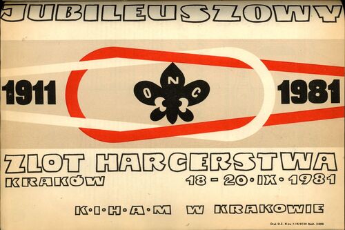 Plakat o zlocie (kopia ze zbiorów M. Kapusty)