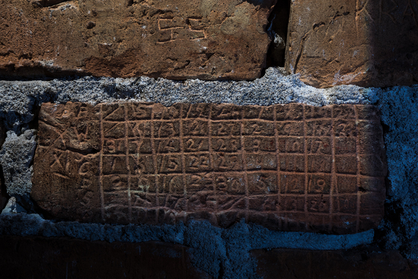 Areszt Wojewódzkiego Urzędu Bezpieczeństwa Publicznego w Warszawie przy ul. Strzeleckiej 8. Historia w inskrypcji ukryta