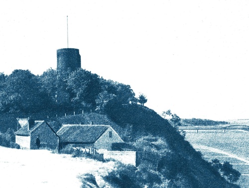 Wieża zamkowa „Klimek” w Grudziądzu zburzona przez Niemców w 1945 r. Fot. NAC