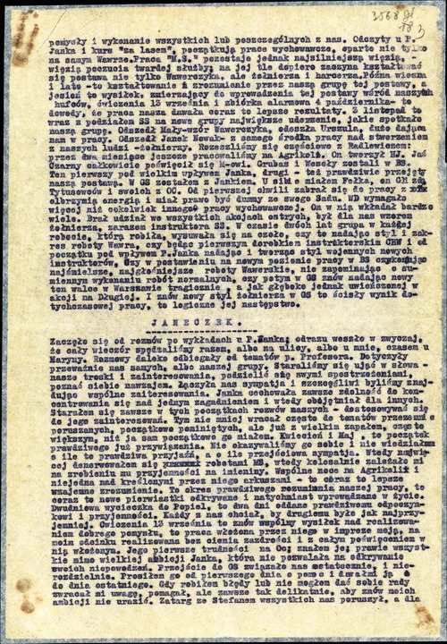 Fragment wspomnień Tadeusza Zawadzkiego