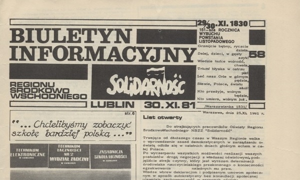 Strajk nauczycieli Lubelszczyzny w 1981 r.