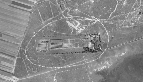 Teren poligonu na Brusie w Łodzi w 1949 r. (fot. ze zbiorów CAW)