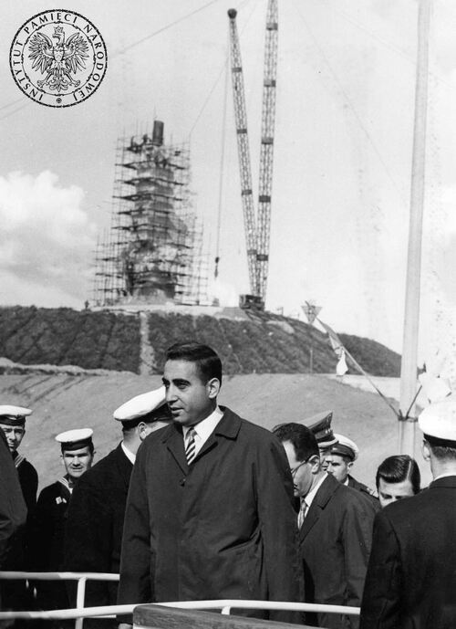 Member of the Iranian delegation during the visit to Gdańsk, September 1966 (photo from the collections of the Institute of National Remembrance)