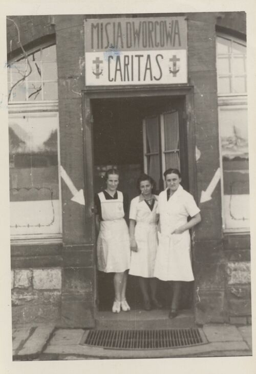 Misja Dworcowa „Caritas”, Poznań, okres międzywojenny (fot. Archiwum Archidiecezji Poznańskiej)