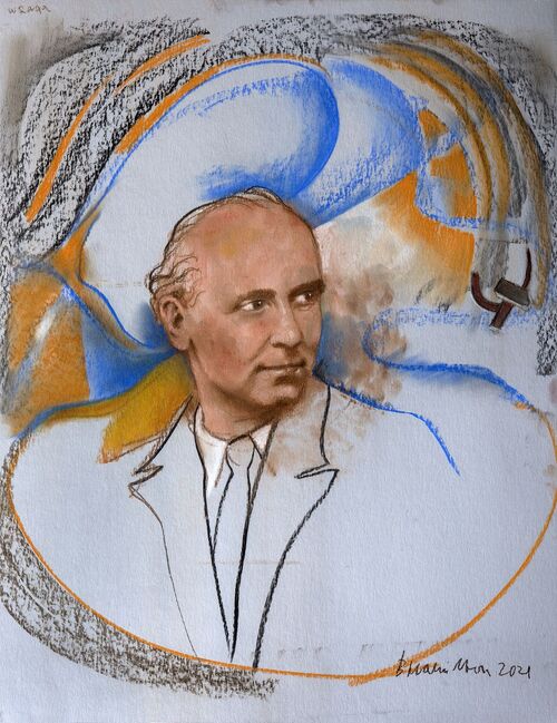 Ryszard Wraga (1902-1968) w obrazie autorstwa Barbary Kaczmarowskiej-Hamilton