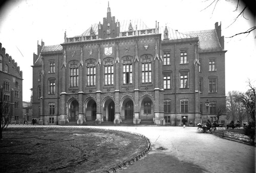 Collegium Novum Uniwersytetu Jagiellońskiego, 1927 r. (fot. ze zbiorów NAC)