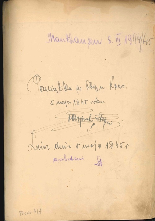 Skorowidz więźniów bloku 13 komanda zewnętrznego Linz III (z zasobu AIPN)