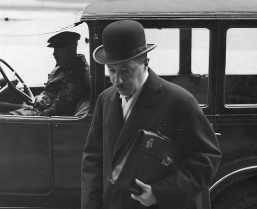 Minister przemysłu i handlu Eugeniusz Kwiatkowski, 1929 r. (fot. z zasobu NAC)