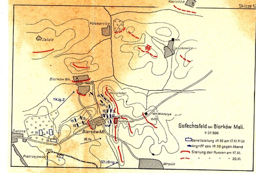 Okolice Biórkowa i Wronina. Rejon, w którym 17-18 grudnia 1914 r. toczyły się walki stanowiące część tzw. pierwszej bitwy o Kraków. Fot. Infanteriest Adam Franciszek Suchalet/GRH K.u.K. Sturmtruppen