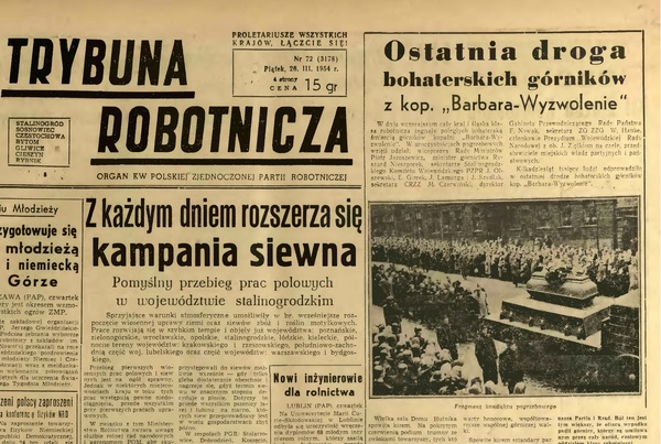 Śmiertelnie niebezpieczna praca. Górnictwo w czasach stalinizmu