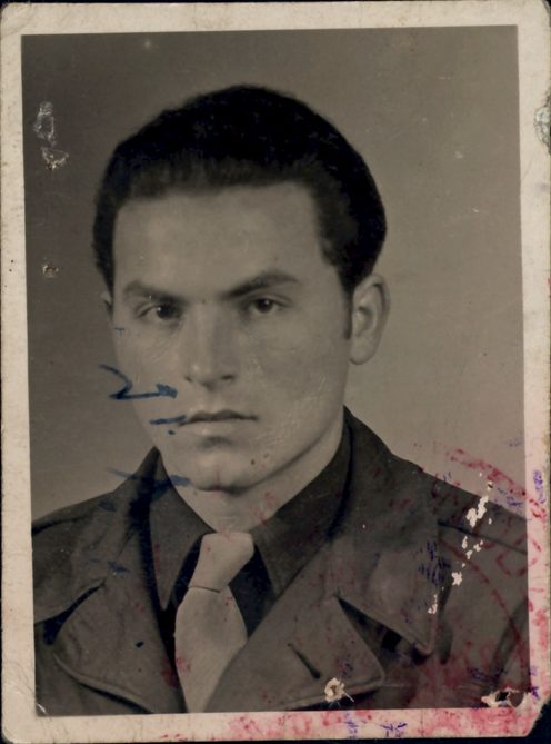 Jan Korytko w okresie służby w kompanii wartowniczej, Bad Aibling (Bawaria), 1946 rok