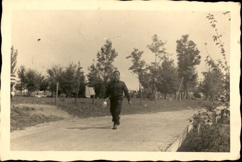 Jan Korytko w okresie służby w kompanii wartowniczej, Bad Aibling (Bawaria), 1946 rok