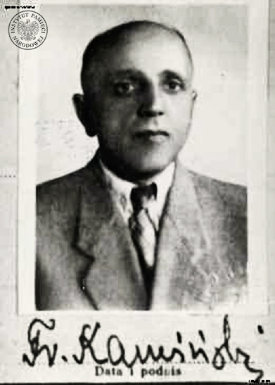 Franciszek Kamiński, druga połowa lat 40. XX w. (fot. z zasobu AIPN)