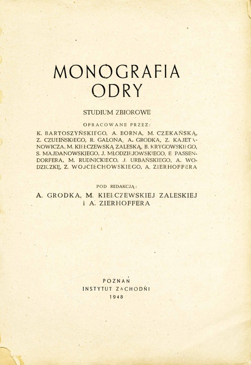 Okładka pracy monograficznej współautorstwa Kazimierza Bartoszyńskiego, będącej efektem jego badań nad stanem i perspektywami rozwoju portów i nabrzeży Pomorza Zachodniego. Materiały te stały się dowodami rzeczowymi w sprawie o szpiegostwo przeciwko Bartoszyńskiemu (z zasobu AIPN)