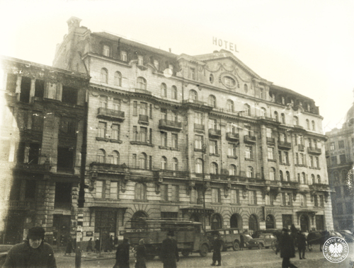 Hotel Polonia w latach czterdziestych XX w. (fot. z zasobu AIPN)