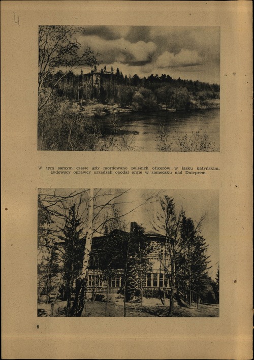 Andrzej Ciesielski, „Katyń”, wyd. 1943 r., str. 6 broszury (z zasobu AIPN)