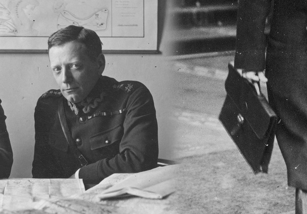 Skórzana teczka sztabu Kleeberga