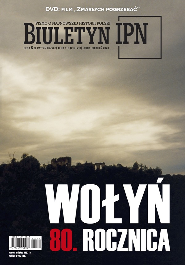 „Biuletyn IPN” nr 7-8/2023 – Wołyń. 80. rocznica