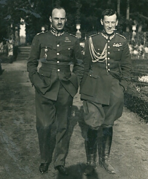 Płk. Władysław Anders i płk. Gustaw Paszkiewicz, 1926 r. Fot. domena publiczna