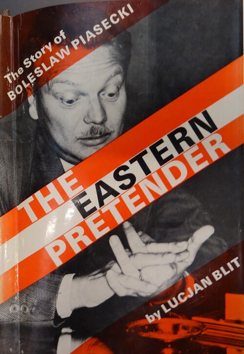 Tytułowa strona okładki książki “The Eastern pretender” – egzemplarz ze zbiorów Biblioteki Narodowej w Warszawie (fot. B. Wójcik)