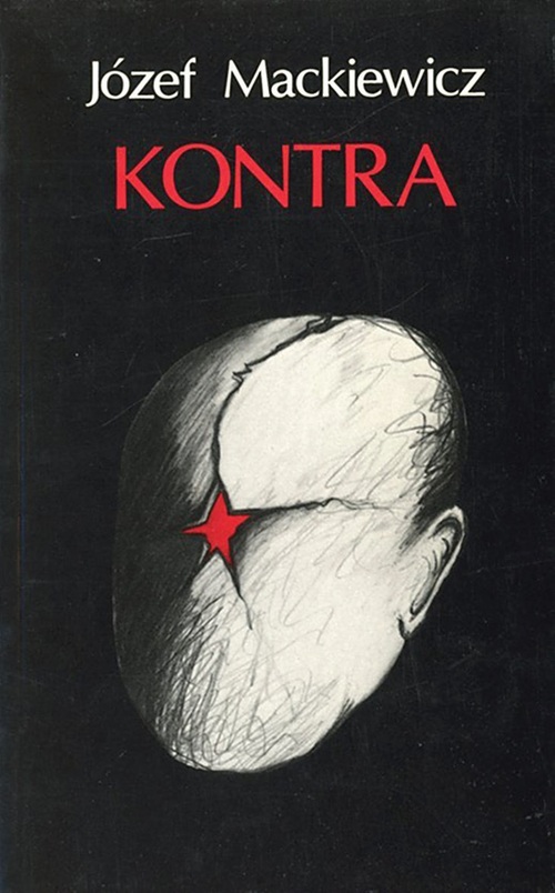 Okładka ksiażki <i>Kontra</i> Józefa Mackiewicza. Wydanie londyńskie z 1988 r.