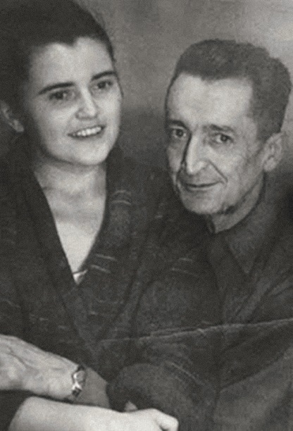 Gen. August Emil Fieldorf „Nil” z córką Krystyną. Fot. z zasobu AIPN