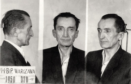 Zdjęcie sygnalityczne Augusta Emila Fieldorfa, 1950 r. Fot. z zasobu AIPN