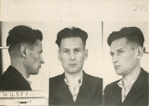 Por. Stanisław Grabda ps. „Bem”, zdjęcie sygnalityczne (fot. z zasobu AIPN)