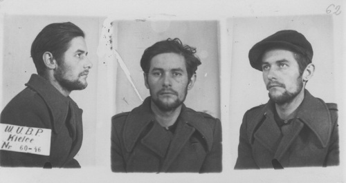 Bolesław Romaniak ps. „Bolek”, zdjęcie sygnalityczne (fot. z zasobu AIPN)