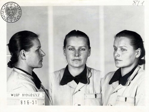 Zdjęcie sygnalityczne kpt. Barbary Sadowskiej (fot. z zasobu IPN)