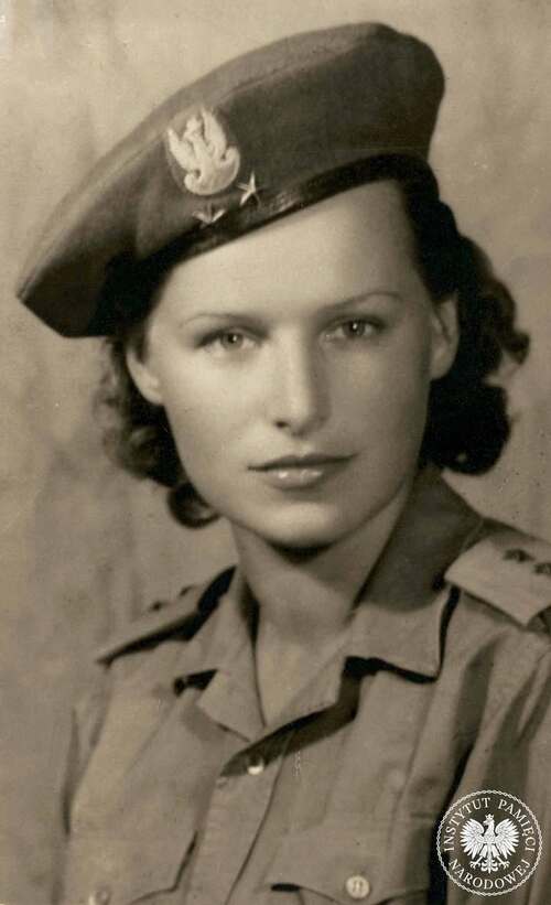 Zdjęcie kpt. Barbary Sadowskiej (fot. z zasobu IPN)